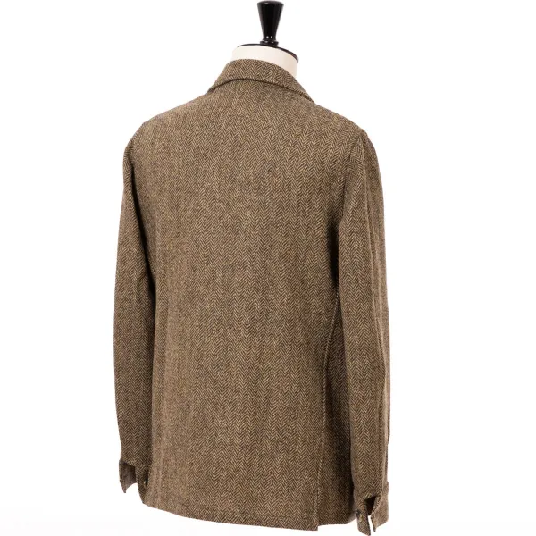 Justo Gimeno Limited Edition X Mj: Hemd-Jacke "Shooting-Teba" Aus Original Harris-T