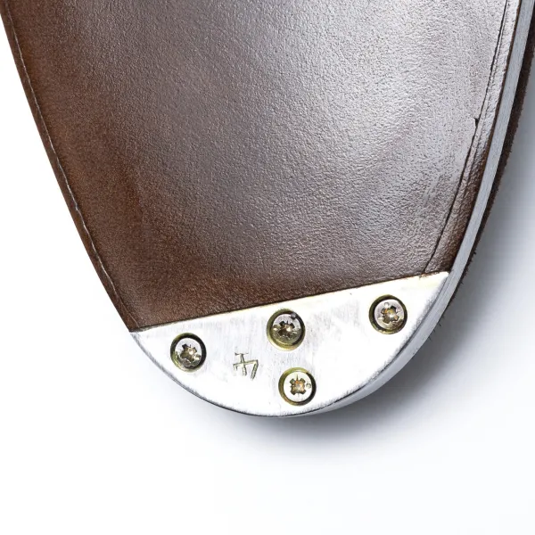 Saint Crispin's Loafer "Split Toe Tassel" Made Of Dark Brown Suede Leather - Purely Ha