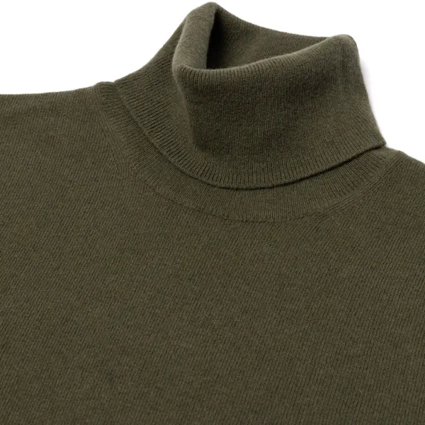 Brigatelli dal 1922 Merino Wool And Cashmere Turtleneck Sweater - 1 Ply Cashmere Blend