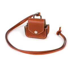 Felisi Mini Case "Air Pods Case" Made Of Waxed Saddle Leather - Handcrafted