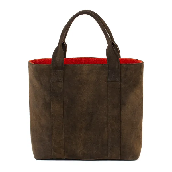 Thomas Riemer Wien Mj Exclusive: Bottle Bag "Cuvee" Made Of Forest Green Goatskin - Handm