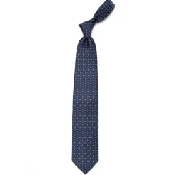 E. Marinella Mj Exclusive: Patterned Tie "Classico" Made Of Pure English Silk