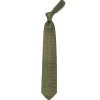 E. Marinella Mj Exclusive: Patterned Tie "Classico" Made Of Pure English Silk