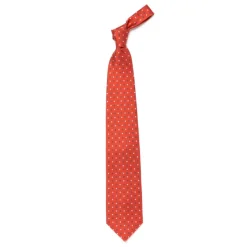 E. Marinella Mj Exclusive: Patterned Tie "Classico" Made Of Pure English Silk