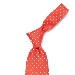 E. Marinella Mj Exclusive: Patterned Tie "Classico" Made Of Pure English Silk