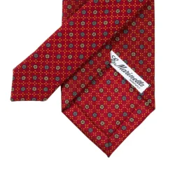 E. Marinella Mj Exclusive: Patterned Tie Made Of Pure English Silk