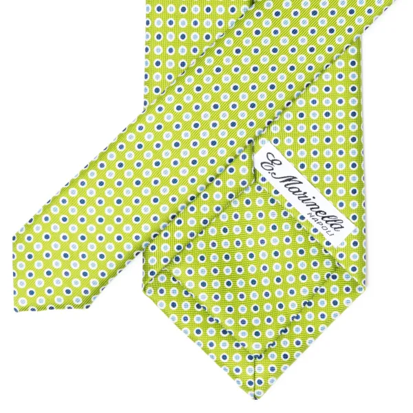E. Marinella Mj Exclusive: Patterned Tie "Classico" Made Of Pure English Silk