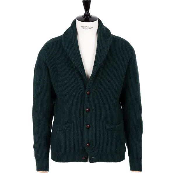 William Lockie Mj Exclusive: Shawl Cardigan "Iconic Shawl" Made From The Fi