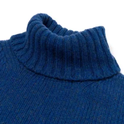 William Lockie Mj Exclusive: Turtleneck Sweater "Alain Rollneck" Made Of 4 Ply Geelon