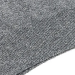 William Lockie Mj Exclusive: Vintage Crew Inset Sweater In Pure Super Geelong Lambswo