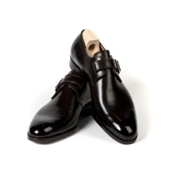 Saint Crispin's Monk "Iconic" Made Of Dark Brown Hand-Colored Calf Leather - Purely Handcrafted
