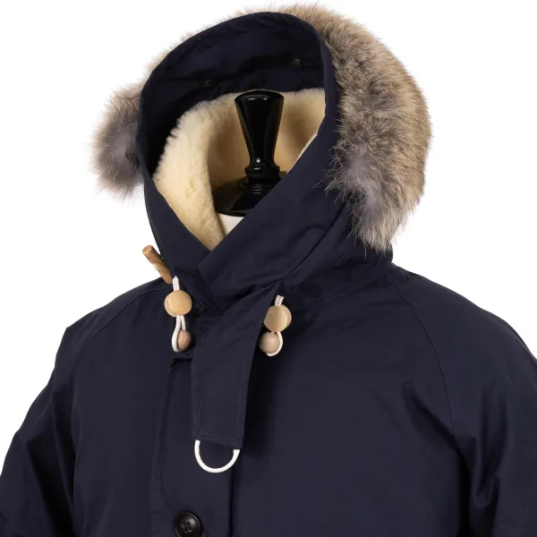 Specials X MJ Nigel Cabourn X Mj: Down Parka "Iconic Everest" In Ventile Cotton
