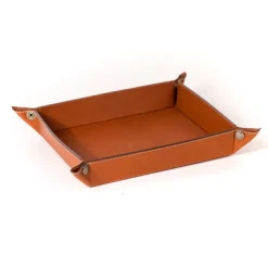 Felisi Office Organizer "Utensils Bowl" From Saddle Leather - Handcrafted