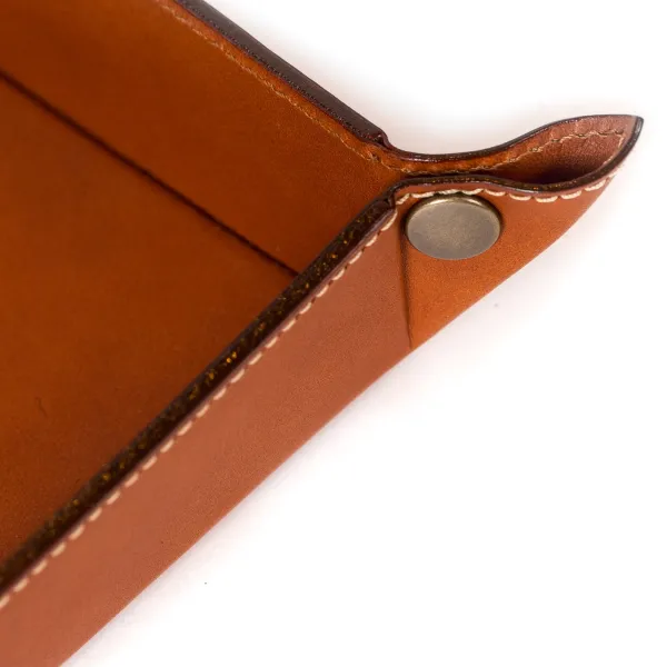 Felisi Office Organizer "Utensils Bowl" From Saddle Leather - Handcrafted