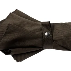 Maglia Olive-Colored Sporty Umbrella With Hand-Sewn Leather Handle