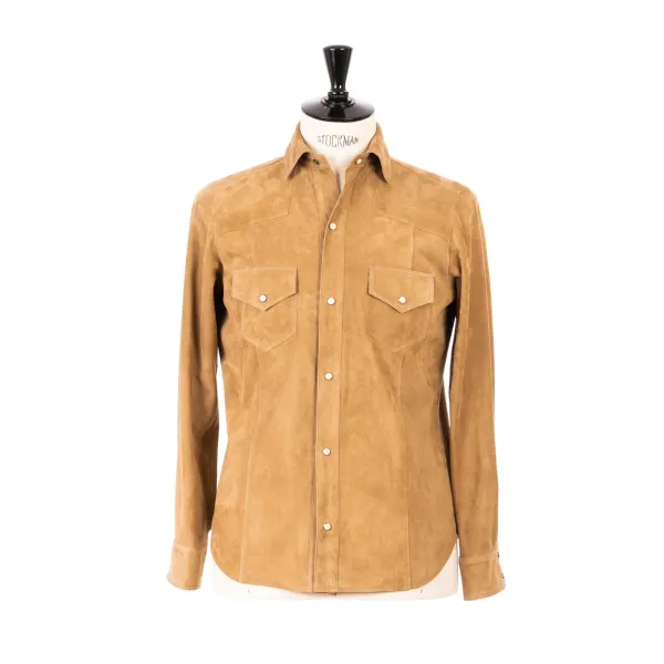 Rifugio Overshirt "Italo Western" Made Of Finest Goatskin - Handmade