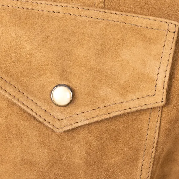Rifugio Overshirt "Italo Western" Made Of Finest Goatskin - Handmade