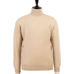 William Lockie Oxton Rollneck Sweater In Fine Scottish 1 Ply Cashmere
