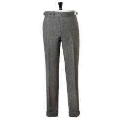 Orazio Luciano Pants "King Of Cool" From Original Harris Tweed - Pure Handwork