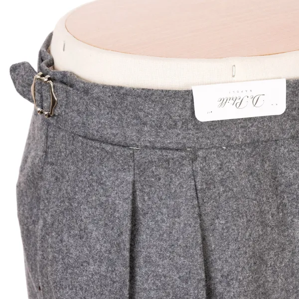 De Petrillo Pants "Lo Stile Di Toto" In Pure Wool From Drago - Handmade