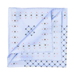 E. Marinella Patterned Pochette In Pure English Silk - Handrolled