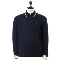 Guercilena 1944 Polo Sweater "Sartorial Knit-Polo" Made Of Finest 1 Ply Cashmere