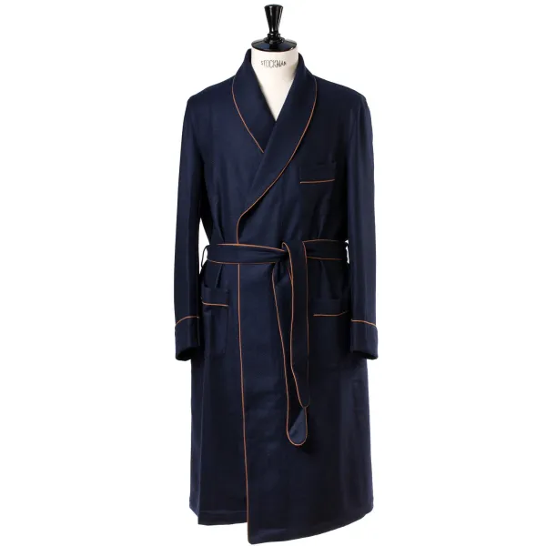 Justo Gimeno Principe Dressing Gown Made Of Pure English Wool