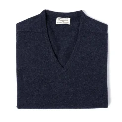William Lockie Pullover "Leven Vee" Aus Reiner Geelong-Lambswool - 2 Ply