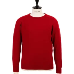 William Lockie Pure Geelong Lambswool "Leven Crew" Sweater - 2 Ply