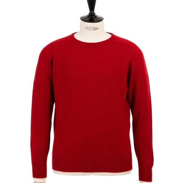 William Lockie Pure Geelong Lambswool "Leven Crew" Sweater - 2 Ply