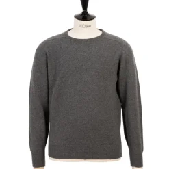 William Lockie Pure Geelong Lambswool "Leven Crew" Sweater - 2 Ply