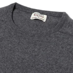 William Lockie Pure Geelong Lambswool "Leven Crew" Sweater - 2 Ply