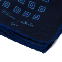 Cesare Attolini Pure Wool Pocket Square 