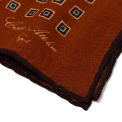 Cesare Attolini Pure Wool Pocket Square