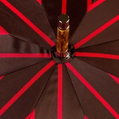 Maglia Red Umbrella With Wooden Handle