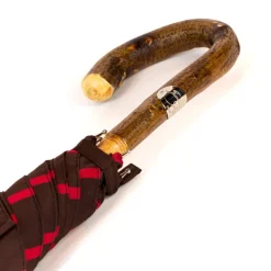 Maglia Red Umbrella With Wooden Handle