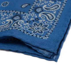 Cesare Attolini Reni E Paisley Pocket Square Made Of Pure Wool