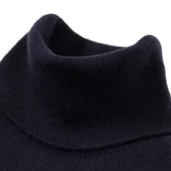 William Lockie Rollneck Jumper "Oxton Rollneck" Made Of Fine Scottish 1 Ply Cashmere