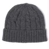 Manifatture Rosi Rosi Collection X Mj: Knitted Hat "Cable Beanie" In Pure Cashmere