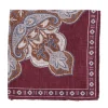 Manifatture Rosi Rosi Collection X Mj: Pocket Square "Paisley Square Double Print" In P