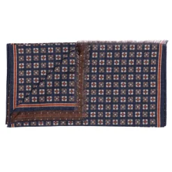 Manifatture Rosi Rosi Collection X Mj: Scarf "Bormio Double" In Merino Wool And Cashmer