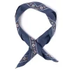 Manifatture Rosi Rosi Collection X Mj: Wild Paisley Neck-Square Scarf In Cotton And Sil