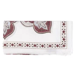 Manifatture Rosi Rosi Collection X Mj: Wild Paisley Neck-Square Scarf In Cotton And Sil