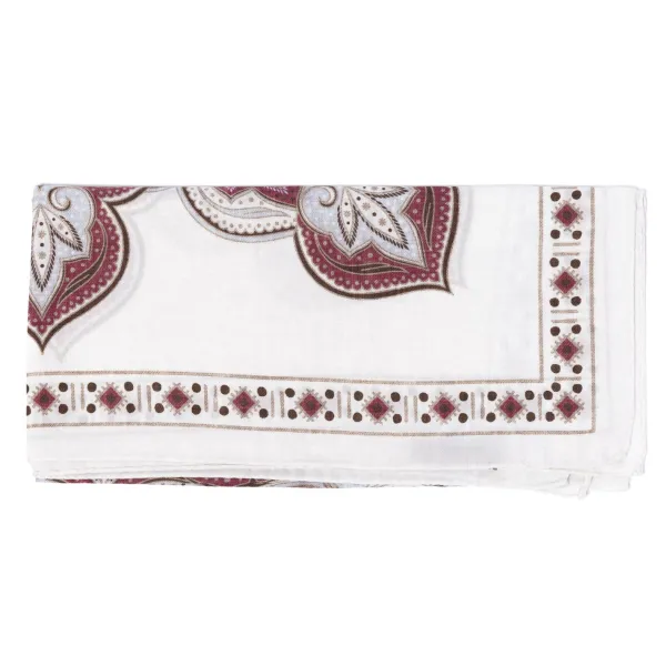 Manifatture Rosi Rosi Collection X Mj: Wild Paisley Neck-Square Scarf In Cotton And Sil