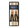 Albert Thurston Sand-Colored Elastic Suspenders To Button