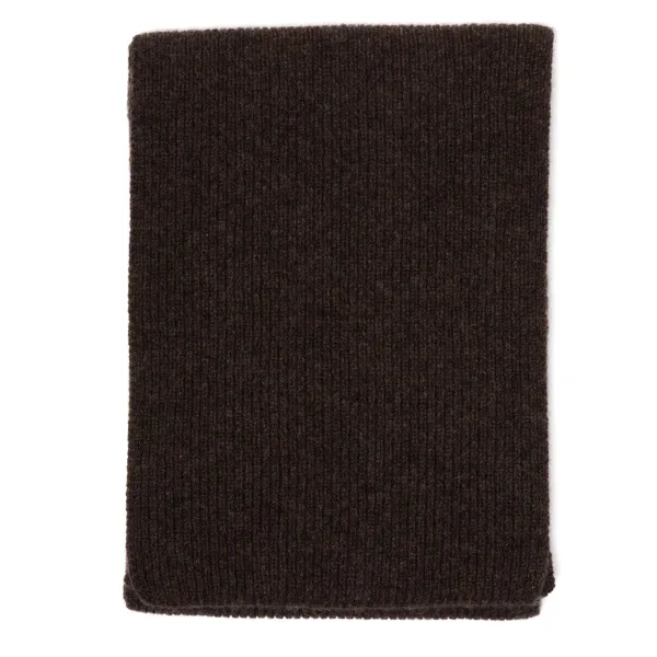 William Lockie Schal "Ribbed Scarf" Aus Reiner Lambswool - 3 Ply