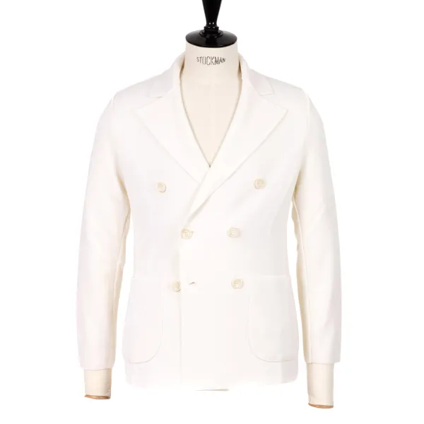Settefili X Mj: Knitted Blazer "Giacca In Maglia" In Pure Merino Wool
