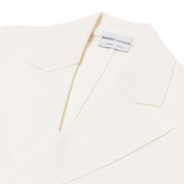 Settefili X Mj: Knitted Blazer "Giacca In Maglia" In Pure Merino Wool