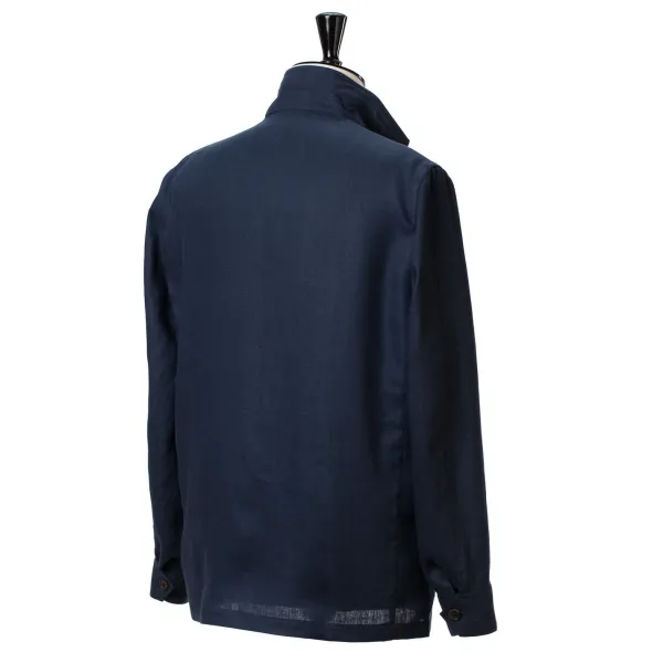 Justo Gimeno Shirt-Jacket "Teba" Made Of Pure Irish Linen