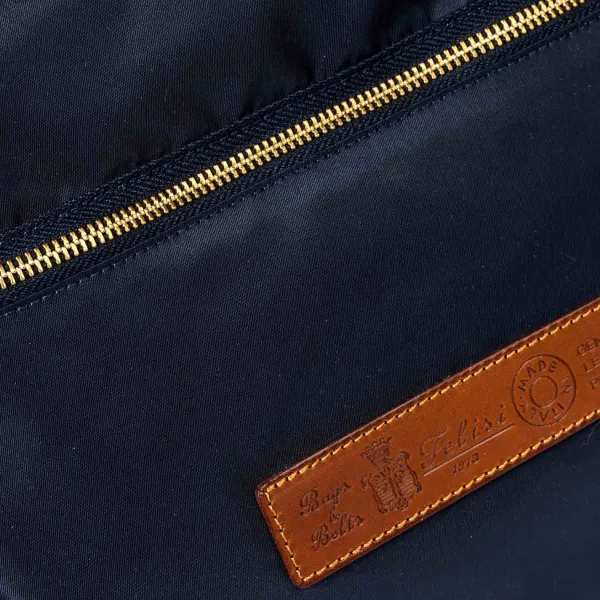 Felisi Shoulder Bag Made Of Nylon And Saddle Leather
